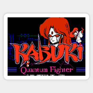 Title Screams: Kabuki Quantum Fighter Sticker